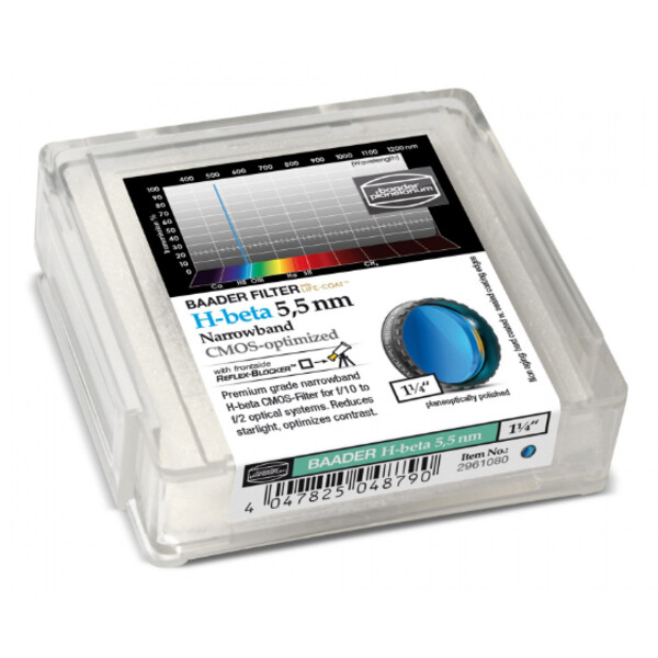 Baader Filters H-Beta CMOS Narrowband 1.25"