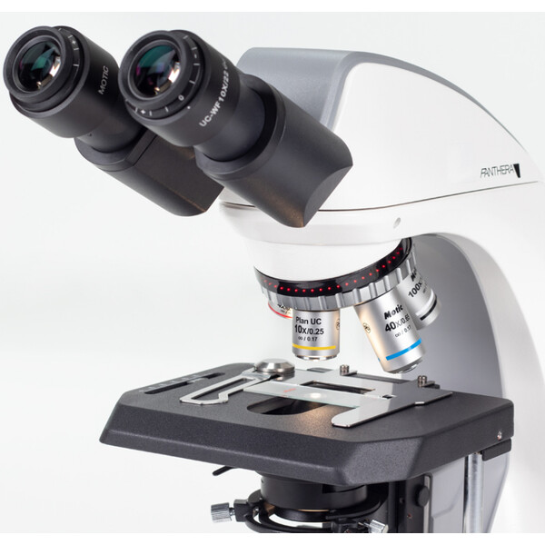 Motic Microscope Mikroskop Panthera DL, Binokular, digital, infinity, plan, achro, 40x-1000x, 10x/22mm, Halogen/LED, WI-Fi, 4MP