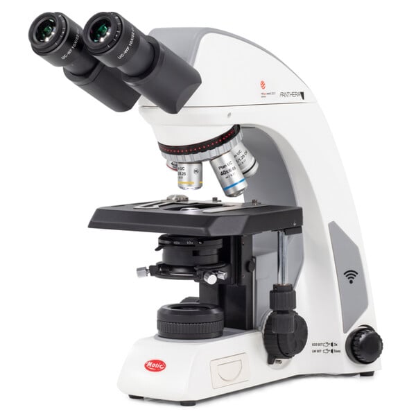 Motic Microscope Mikroskop Panthera cloud, bino, digital, infinity, plan, achro, 40x-1000x, 10x/22mm, Halogen/LED, HDMI, 8MP