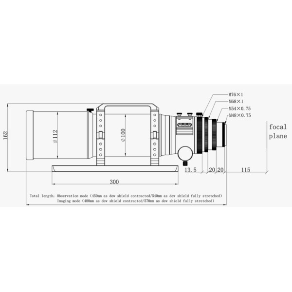 Askar AP 80/600 Apochromatic refractor 80PHQ