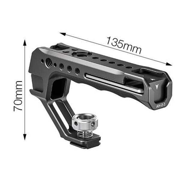 Leofoto Camera Cage Handle with Hot Shoe Adapter AH-2-3
