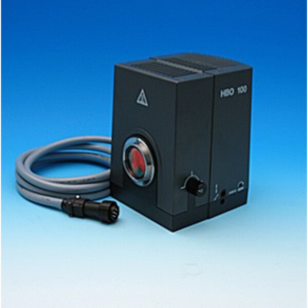 ZEISS HBO 100 lamp with lamp socket and collector