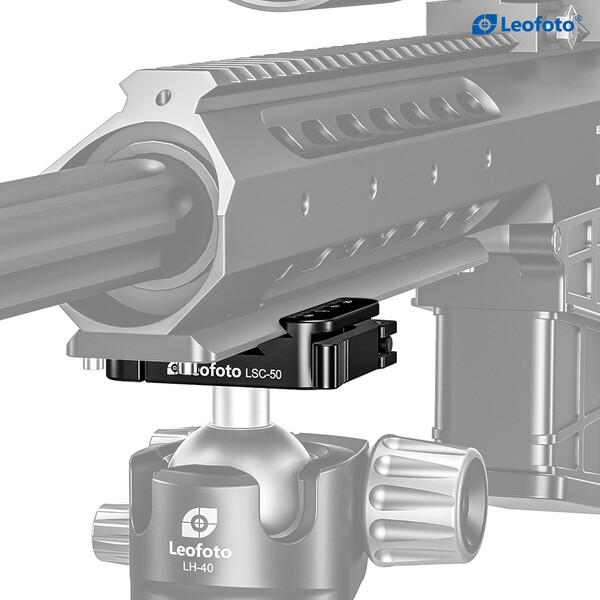 Leofoto Fast coupling LSC-50 for Arca-Swiss and Weaver-/Picatinny-Rail