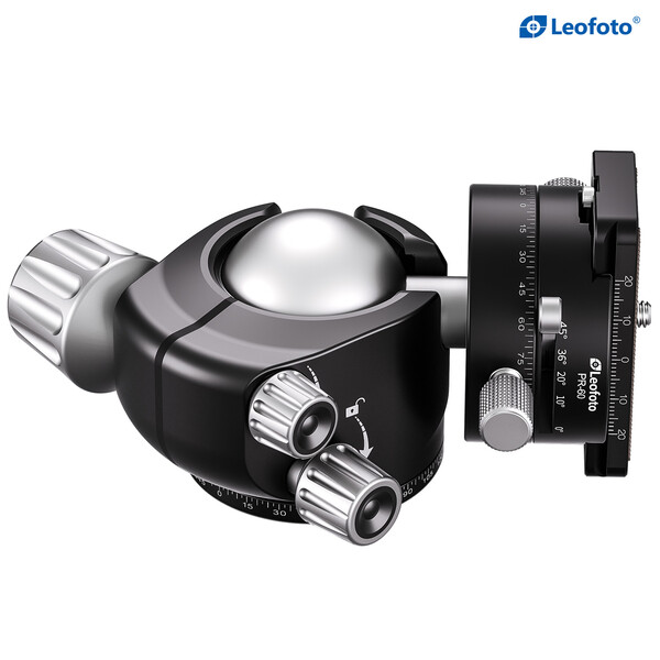 Leofoto Tripod ball-head LH-47PR with double panoramic disc and locking function