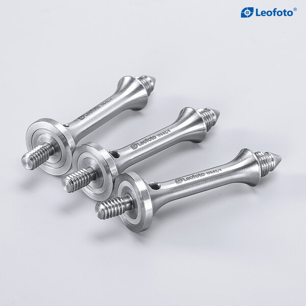Leofoto Tripod pad Long spikes with rubber caps TFS S1/4