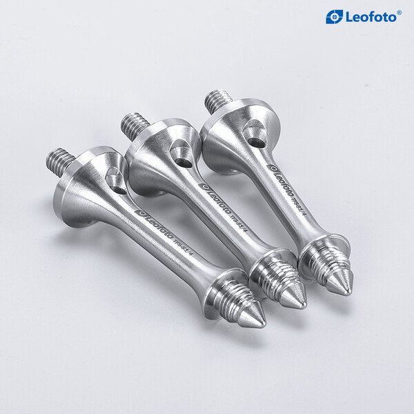 Leofoto Tripod pad Long spikes with rubber caps TFS S1/4