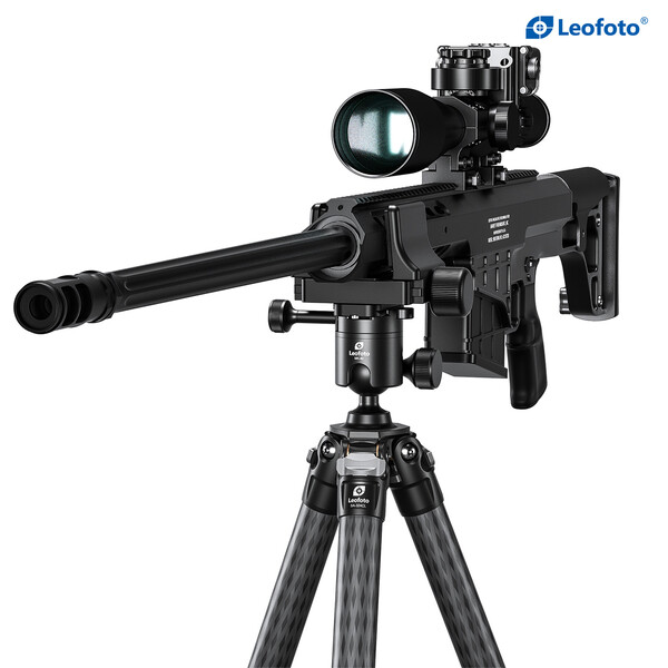 Leofoto SA-324CL Carbon tripod + MK-40 Ball head + GS-3 rifle clamp