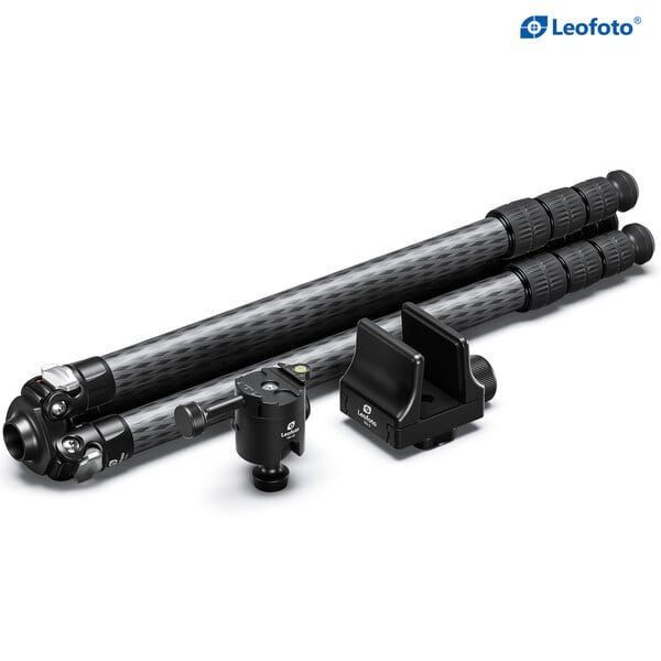 Leofoto SA-324CL Carbon tripod + MK-40 Ball head + GS-3 rifle clamp