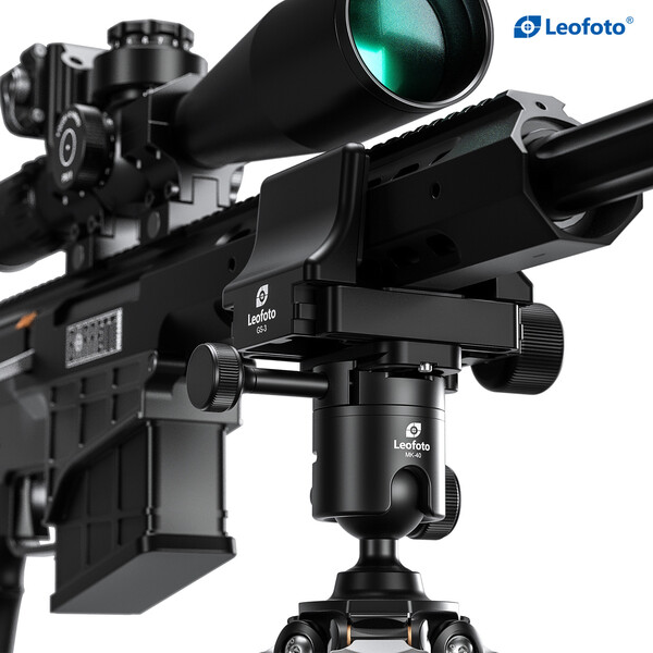 Leofoto SA-364CL Carbon Tripod + Ball head MK-40 + Gun clamp GS-3