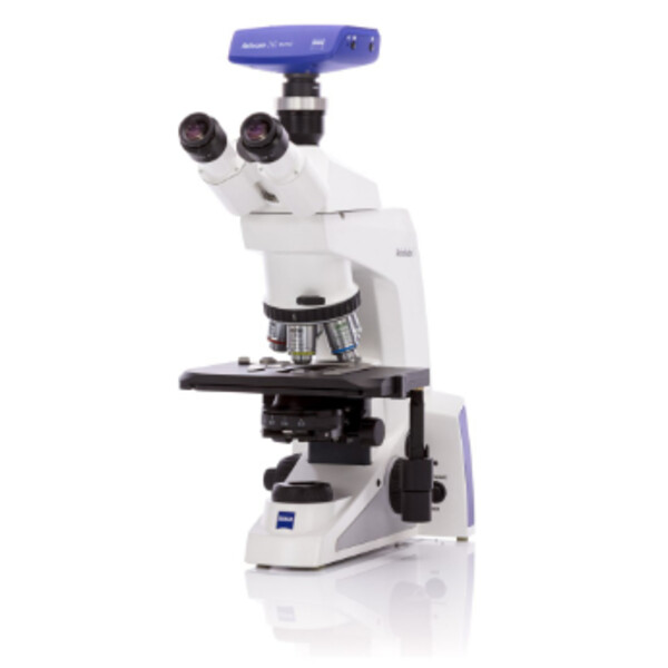 ZEISS Microscope, Axiolab 5 for LED Incident light Fluorescence, trino, 10x/22, infinity, plan, 5x, 10x, 40x, 100x, DL, 10W, incl. camera