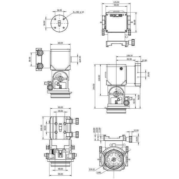 ZWO AM3 Harmonic Equatorial Mount