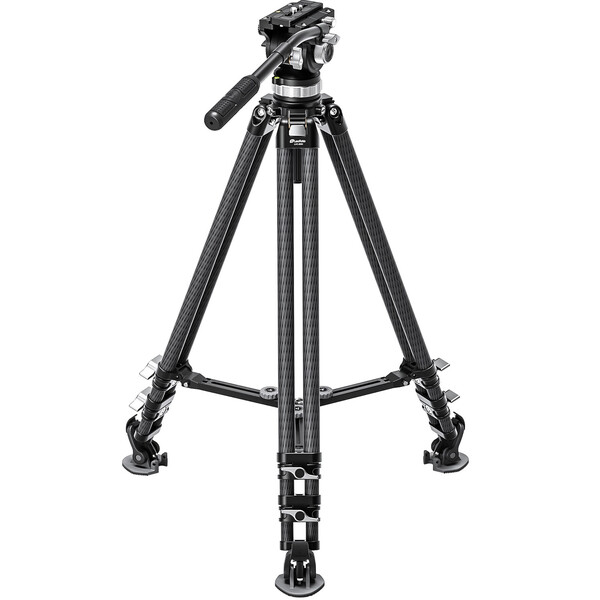 Leofoto Carbon tripod LVC-253 double tube + BV-15 video tilt head