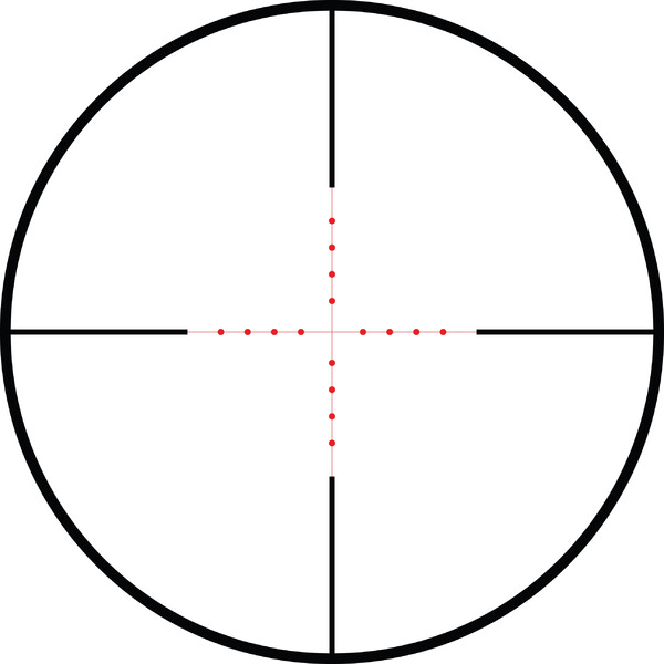 HAWKE Riflescope 2-7x32 Vantage IR 1" MIL DOT