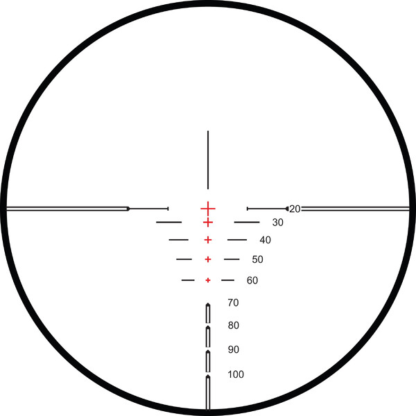 HAWKE Riflescope 1,5-5x32 1" XB1
