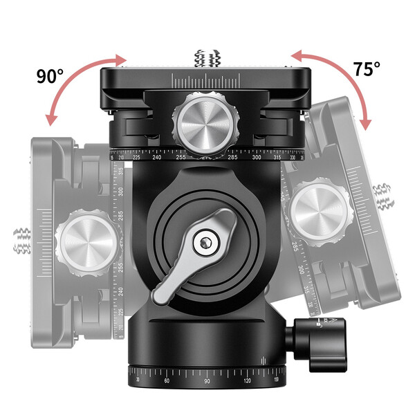 Leofoto Video tilt head BV-0R black