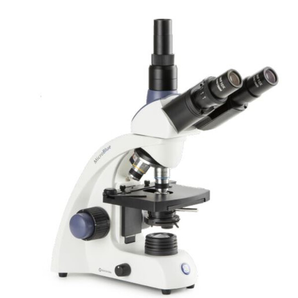 Euromex Microscope MB.1153, trino, DIN 160, achro, 40x-1000x, 10x/18, Dl, Akku, LED, 1W