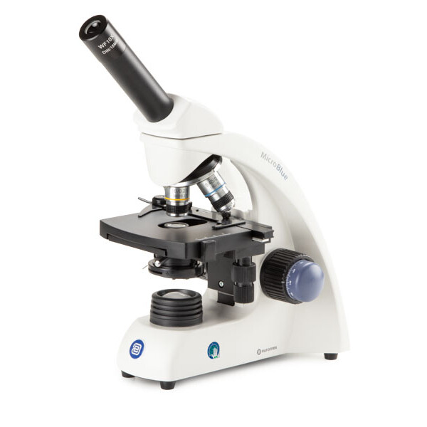 Euromex Microscoop MB.1651, mono, DIN 160, achro, 40x-600x, 10x/18, Dl, Akku, LED, 1W