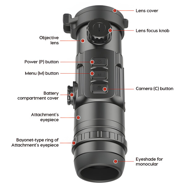 InfiRay Thermal imaging camera Clip CH50w Set