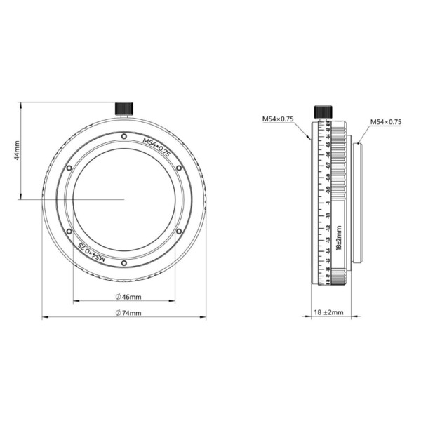 Askar Extension tube Adapter M54/M54 16-20mm