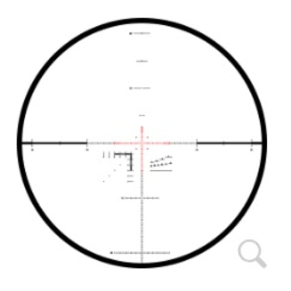 Kahles Mira telescópica K328i 3,5-28x50 MSR2/Ki, ccw, derecha