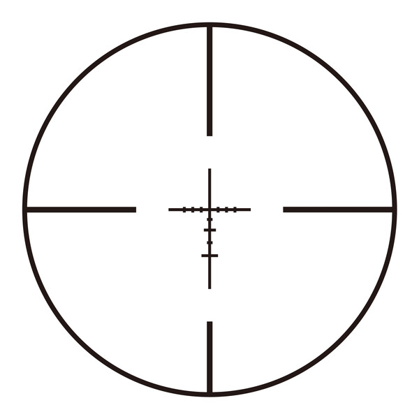 Vixen Riflescope 1-8x28, 34mm, FFP, Reticle IR BDC8 (MOA)