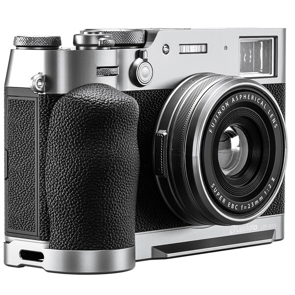 Leofoto LPF-X100VI silver grip for Fujifilm Finepix X100 VI