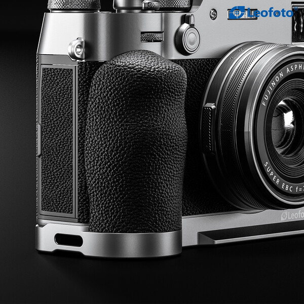 Leofoto LPF-X100VI silver grip for Fujifilm Finepix X100 VI