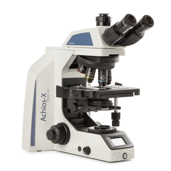 Euromex Microscoop Achios-X observator, AX.1153-PLi, trino, EWF 10x/22 mm, plan PLi 4/10/S40/S100x olie IOS, 3 W NeoLED™.