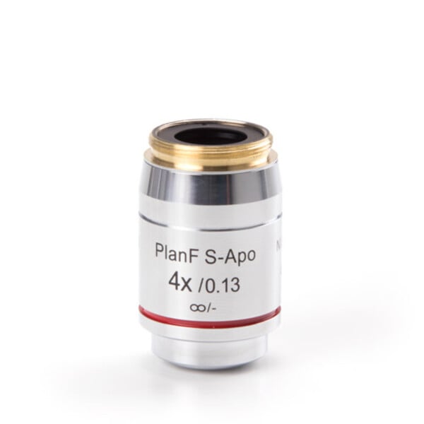 Euromex Objetivos: AX.7304, Infinity EIS 60 mm, Semi-Plano Pli-Apo Fluarex 4x/0,15, M25, 0,17 mm