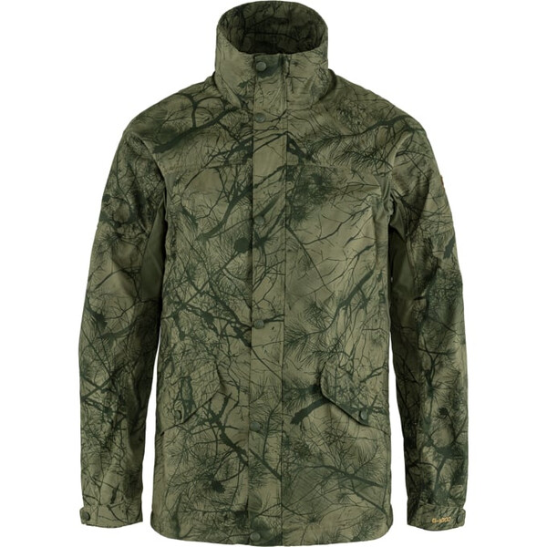 Fjällräven Chaqueta Forest Hybrid M, 626-625 Camuflaje verde-verde laurel, XL