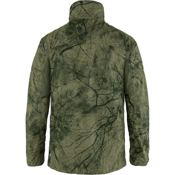 Fjällräven Chaqueta Forest Hybrid M, 626-625 Camuflaje verde-verde laurel, XL