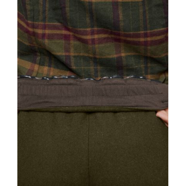 Härkila Pantalones de invierno Metso para mujer, verde sauce/marrón sombra, talla 40