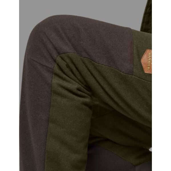 Härkila Pantalones de invierno Metso para mujer, verde sauce/marrón sombra, talla 40