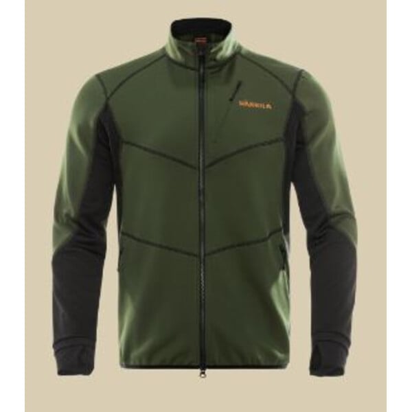 Härkila Giacca in pile Scandinavian, Duffel verde/nero, taglia M