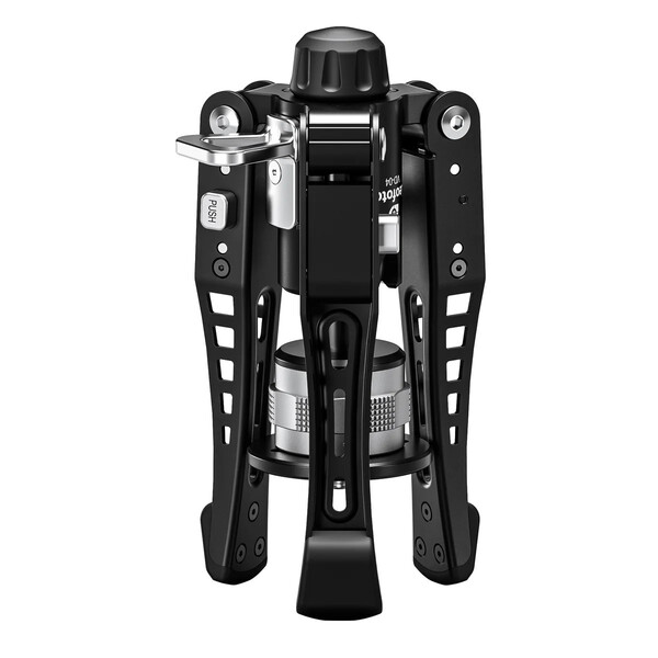 Leofoto Carbon monopod MF-324C + VD-04 pan-tilt foot + BV-10 video tilt head