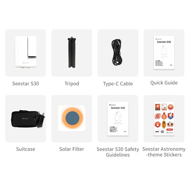 ZWO Smart Telescope AP 30/150 Seestar S30