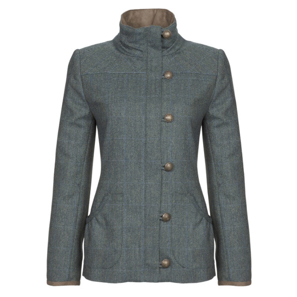 Dubarry of Ireland Tweed Jacket Bracken 89 Mist Size 40