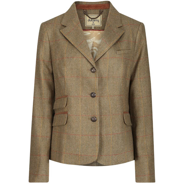 Dubarry of Ireland Buttercup Elm tweed jacket, size 40