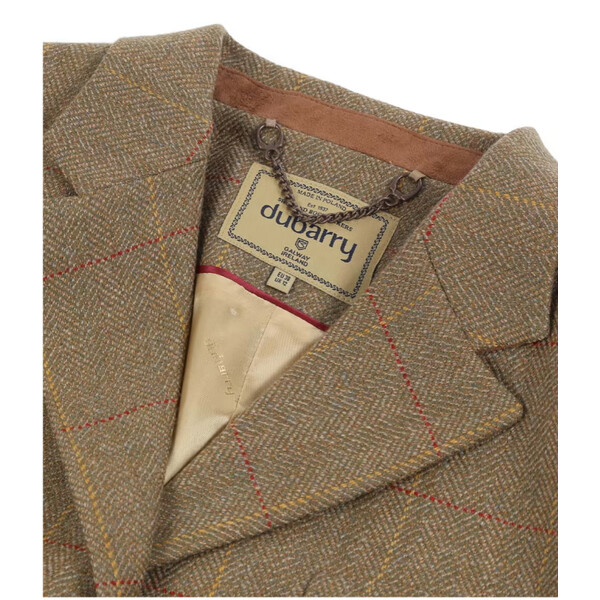 Dubarry of Ireland Buttercup Elm tweed jacket, size 40