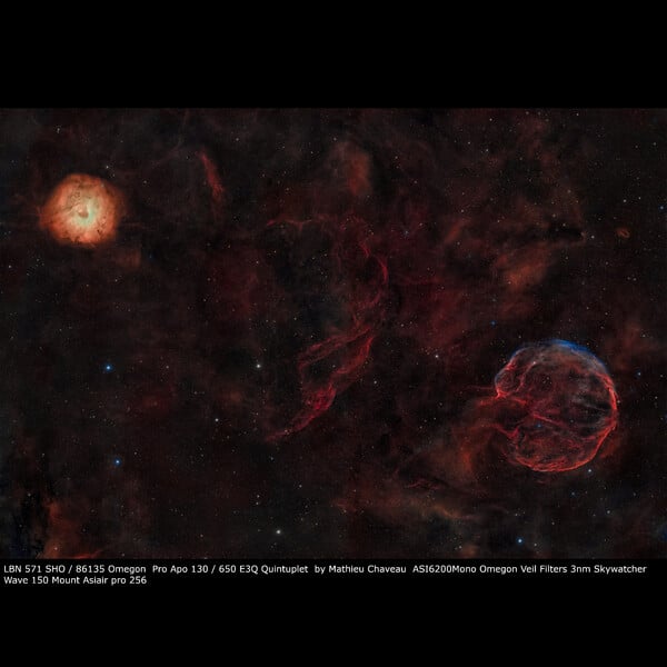 Omegon Apochromatic refractor Pro APO 130/650 ED3Q OTA