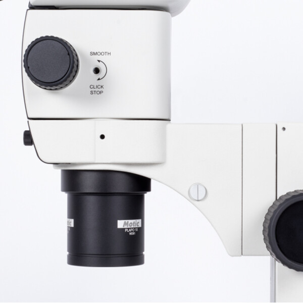 Motic Stereo zoom microscoop SM7TR-P APO1X, trino, 8-56X, WD 81 mm, 7:1