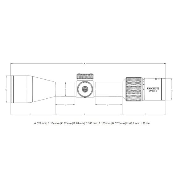 Anschütz Optics Mirino Air Pro 6-24x50 SP FFP AP MIL IR