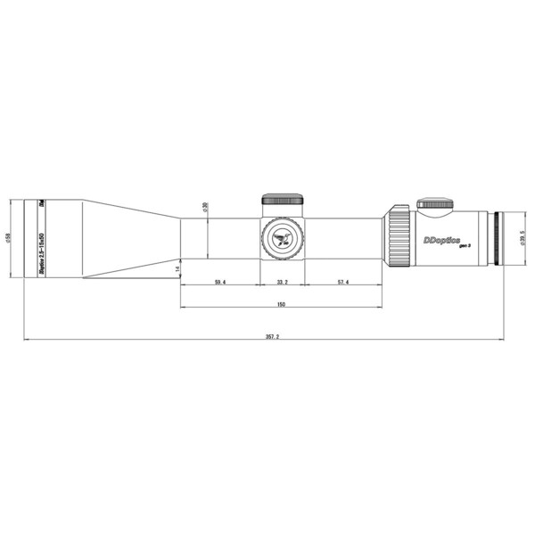 DDoptics Mirino Nighteagle NFX V6 2,5-15x50