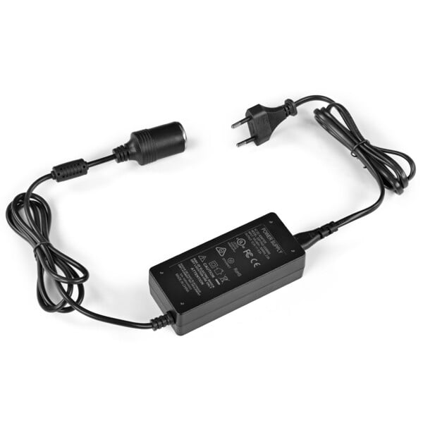 Omegon Trasformatore Alimentatore universale europeo 12 V/6 A con presa per accendisigari