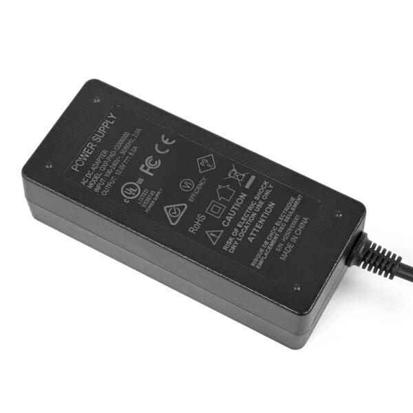 Omegon Trasformatore Alimentatore universale europeo 12 V/6 A con presa per accendisigari