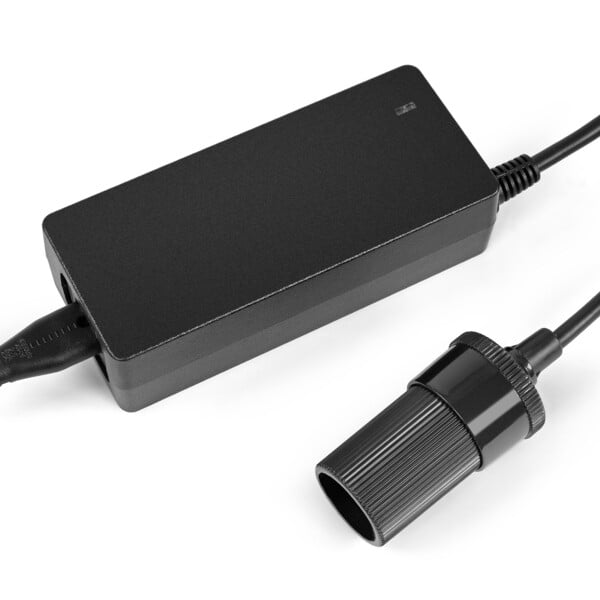 Omegon Trasformatore Alimentatore universale europeo 12 V/6 A con presa per accendisigari