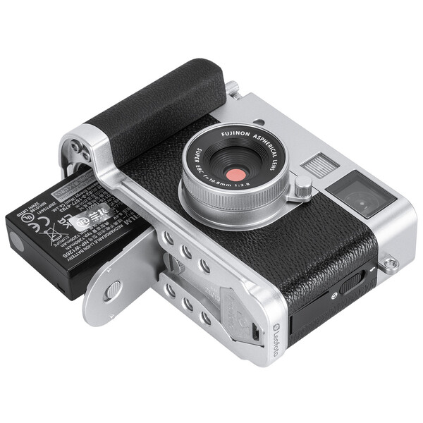 Leofoto LPF-X half camera grip for Fuji X half silver