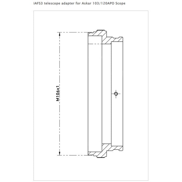 iOptron Adaptador iAFS3 / M106