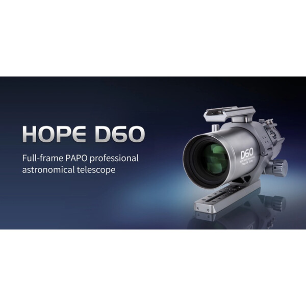 ToupTek Apochromatische refractor HOPE D60 60/280 f/4.66