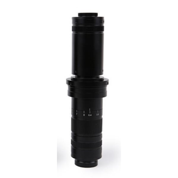 ToupTek Microscopio Zoom-Objektiv Set TZM0880D, Zoom 0.8-8x, 1x C-mount, inkl. Polarisations-Ringlicht